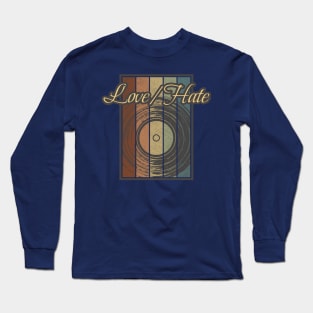 Love/Hate Vynil Silhouette Long Sleeve T-Shirt